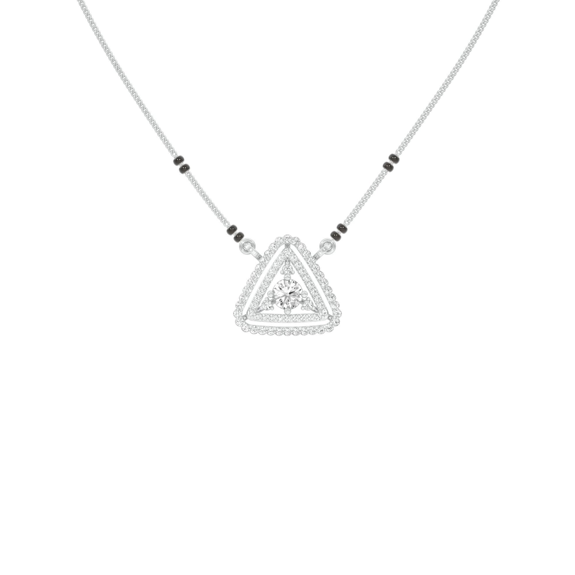 Eternal Bond Diamond Mangalsutra 18 KT / White Gold