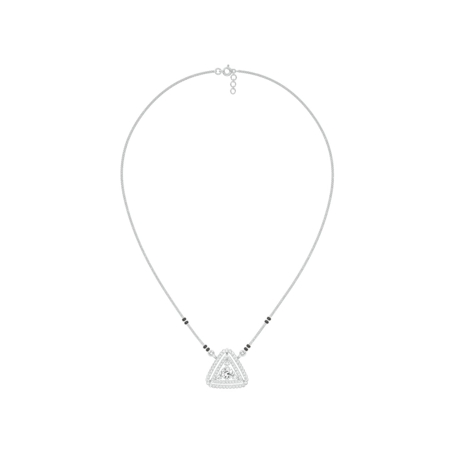 Eternal Bond Diamond Mangalsutra 18 KT / White Gold