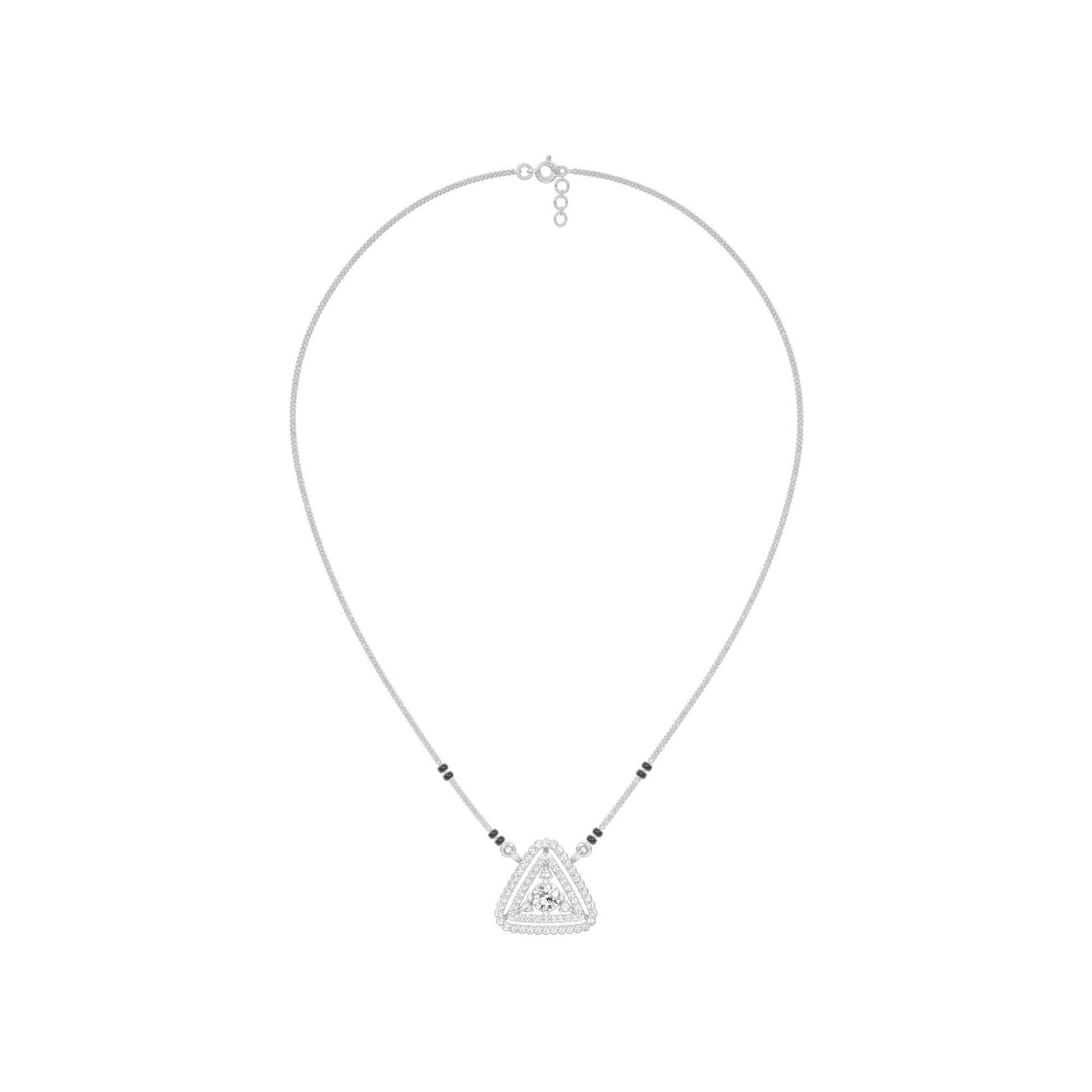 Eternal Bond Diamond Mangalsutra 18 KT / White Gold