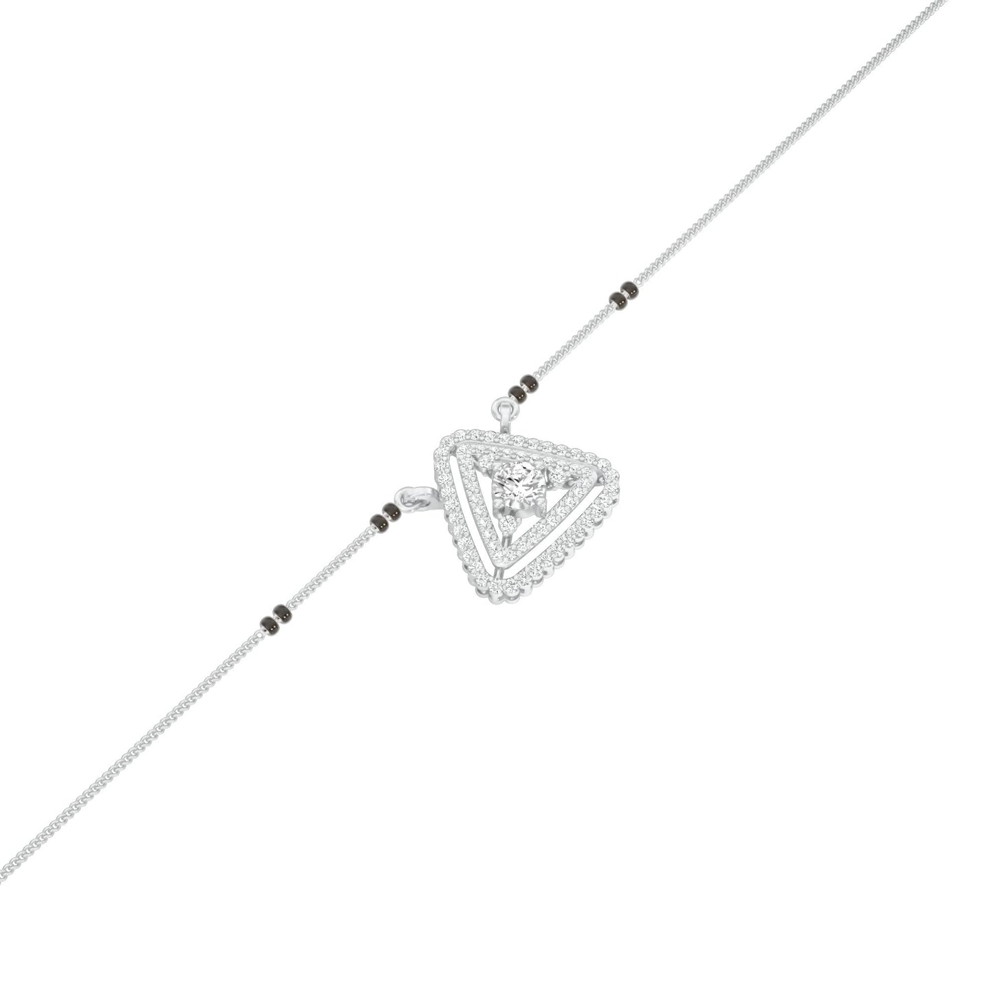 Eternal Bond Diamond Mangalsutra 18 KT / White Gold