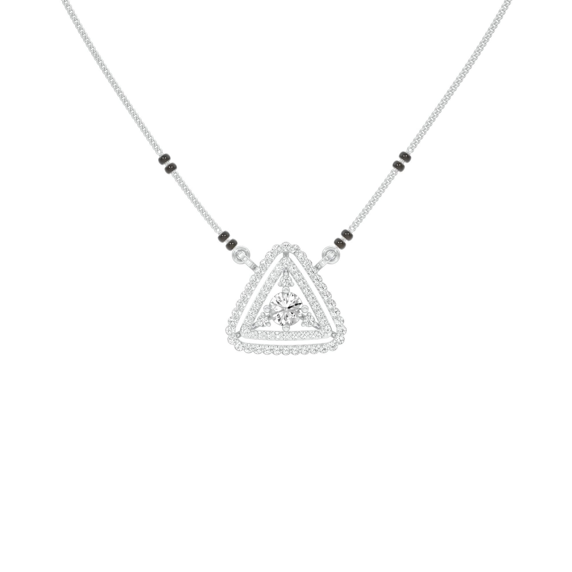 Eternal Bond Diamond Mangalsutra 18 KT / White Gold