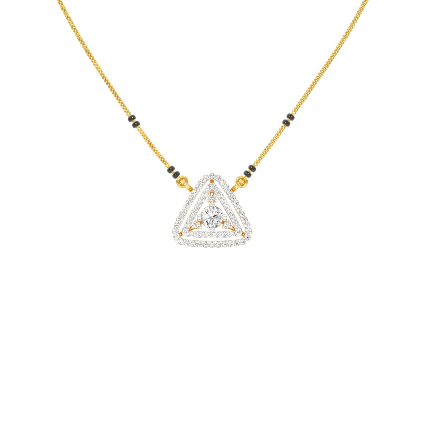 Eternal Bond Diamond Mangalsutra 18 KT / Yellow Gold
