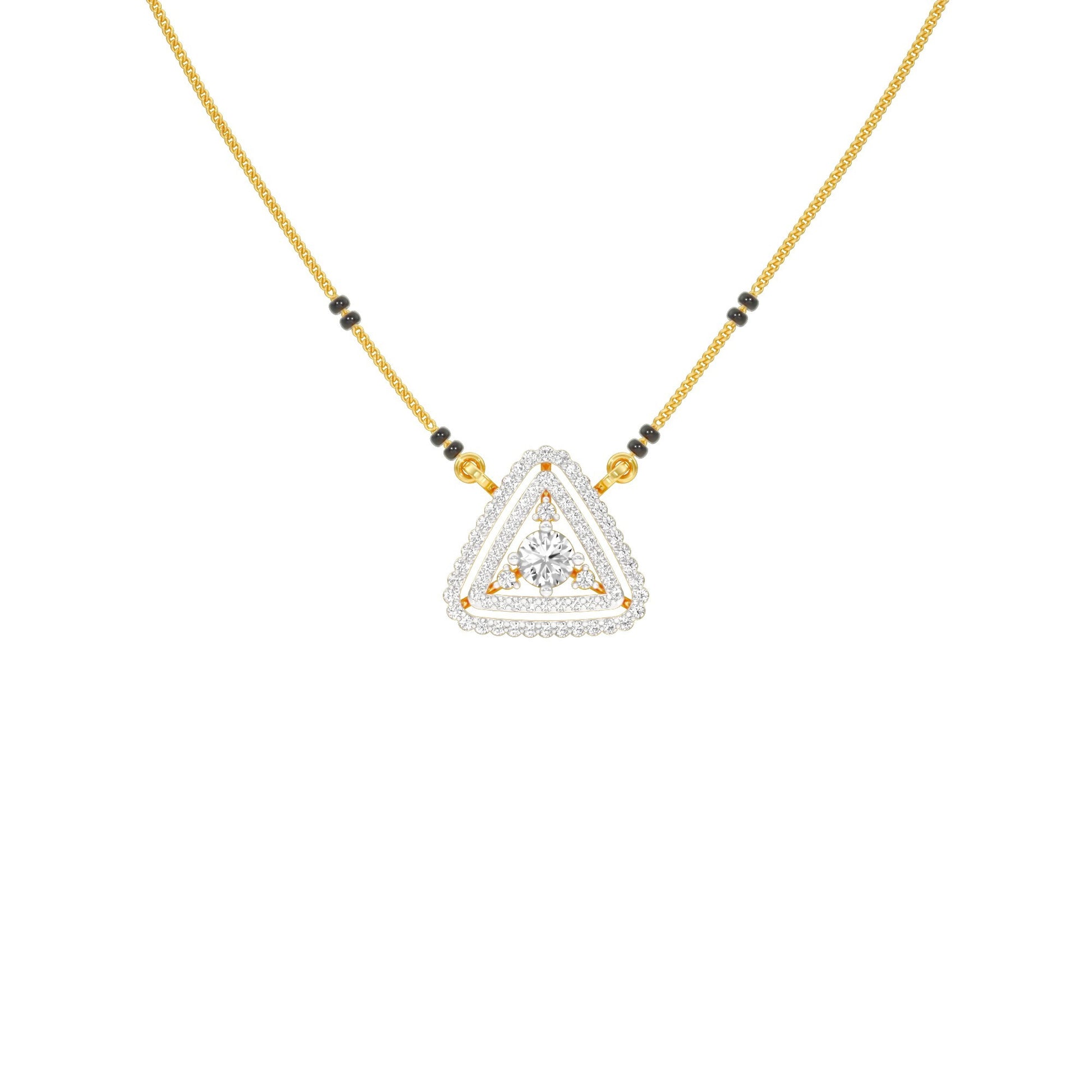 Eternal Bond Diamond Mangalsutra 18 KT / Yellow Gold