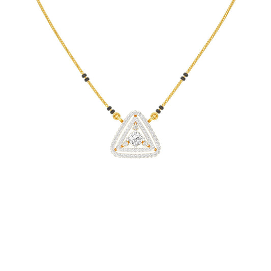 Eternal Bond Diamond Mangalsutra 18 KT / Yellow Gold