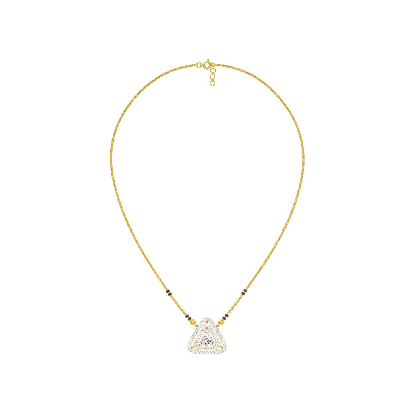 Eternal Bond Diamond Mangalsutra 18 KT / Yellow Gold