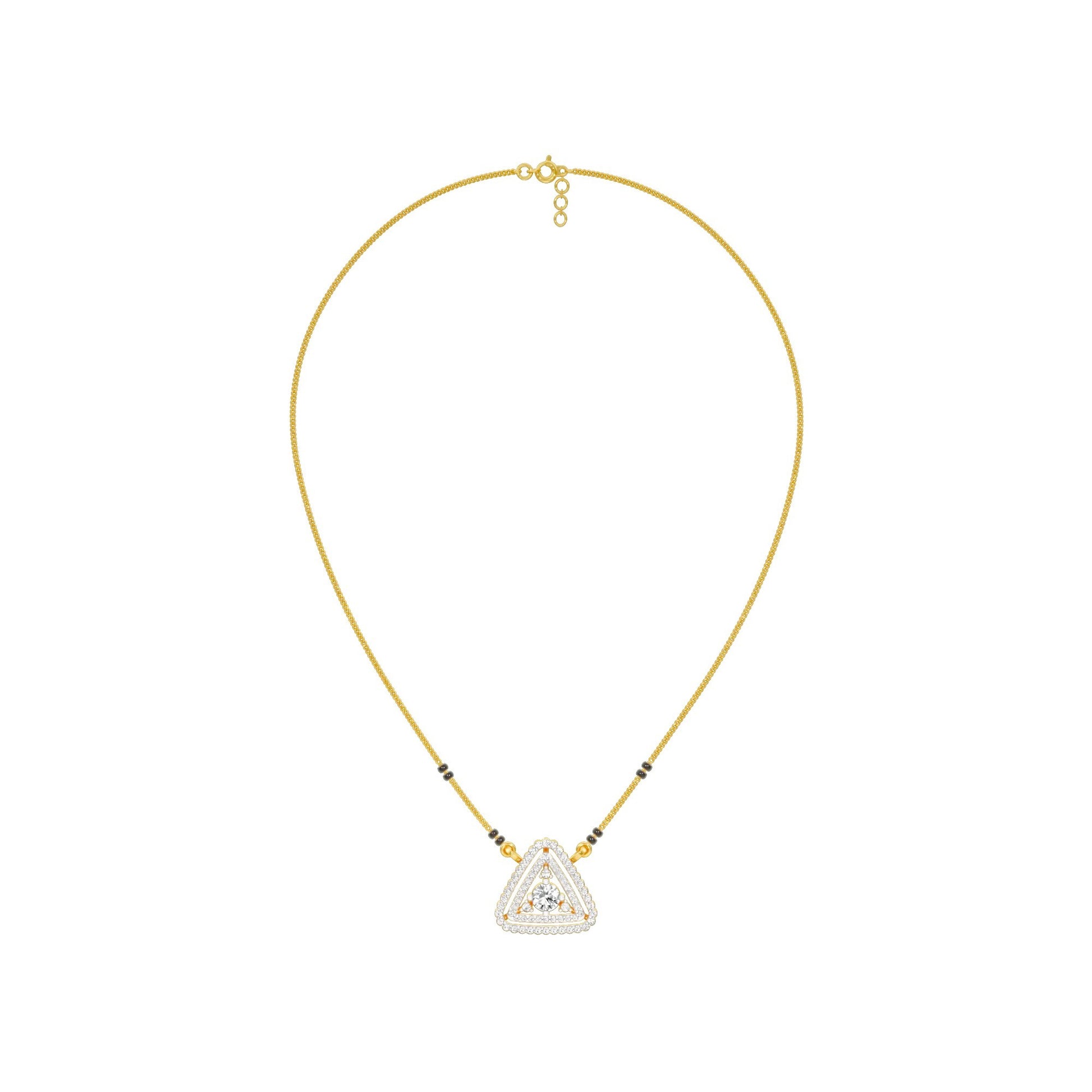 Eternal Bond Diamond Mangalsutra 18 KT / Yellow Gold