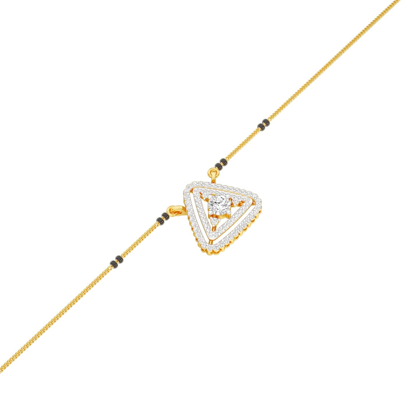 Eternal Bond Diamond Mangalsutra 18 KT / Yellow Gold