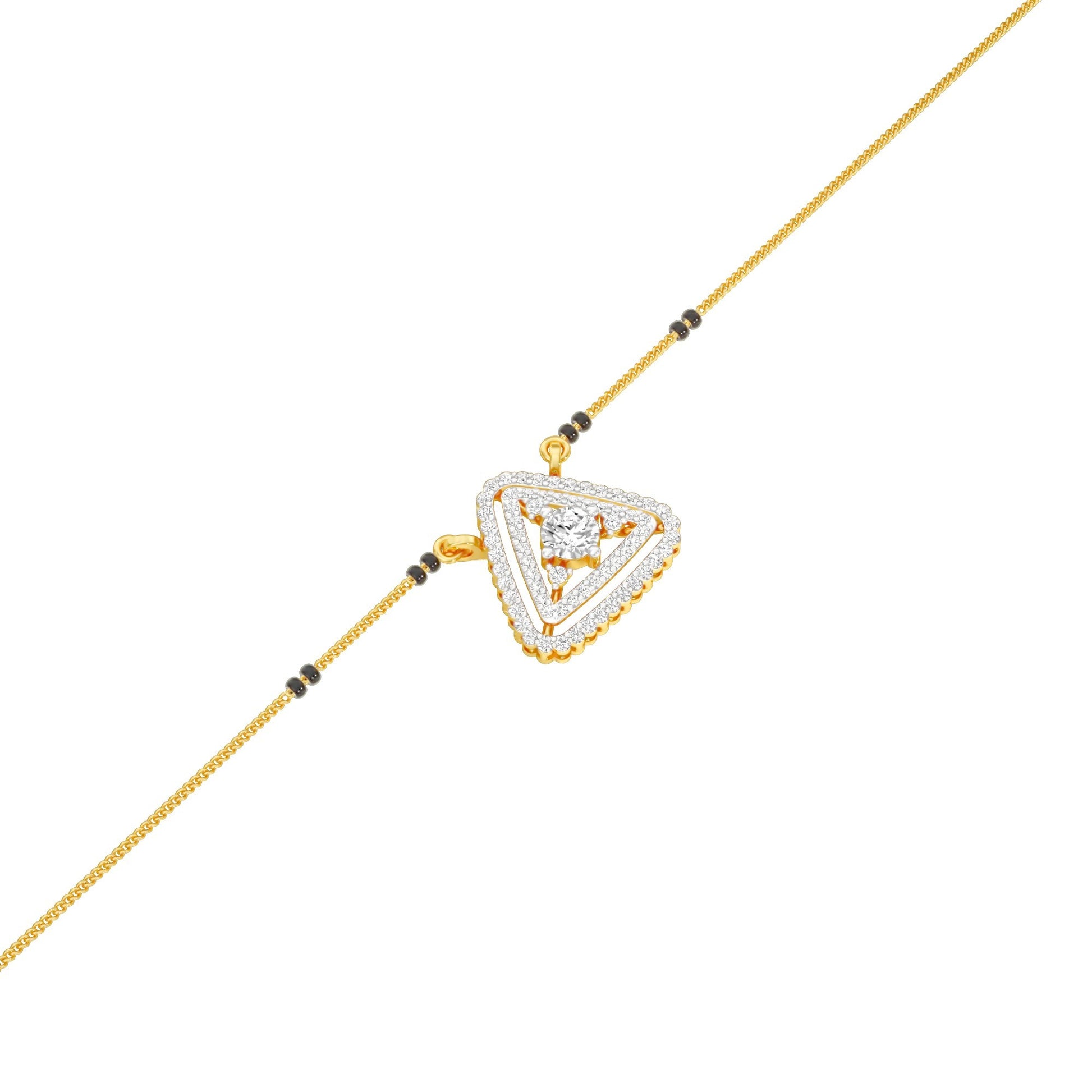 Eternal Bond Diamond Mangalsutra 18 KT / Yellow Gold