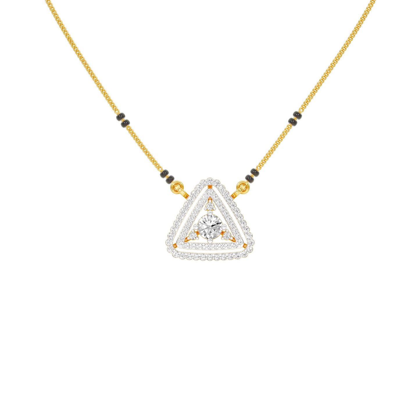 Eternal Bond Diamond Mangalsutra 18 KT / Yellow Gold
