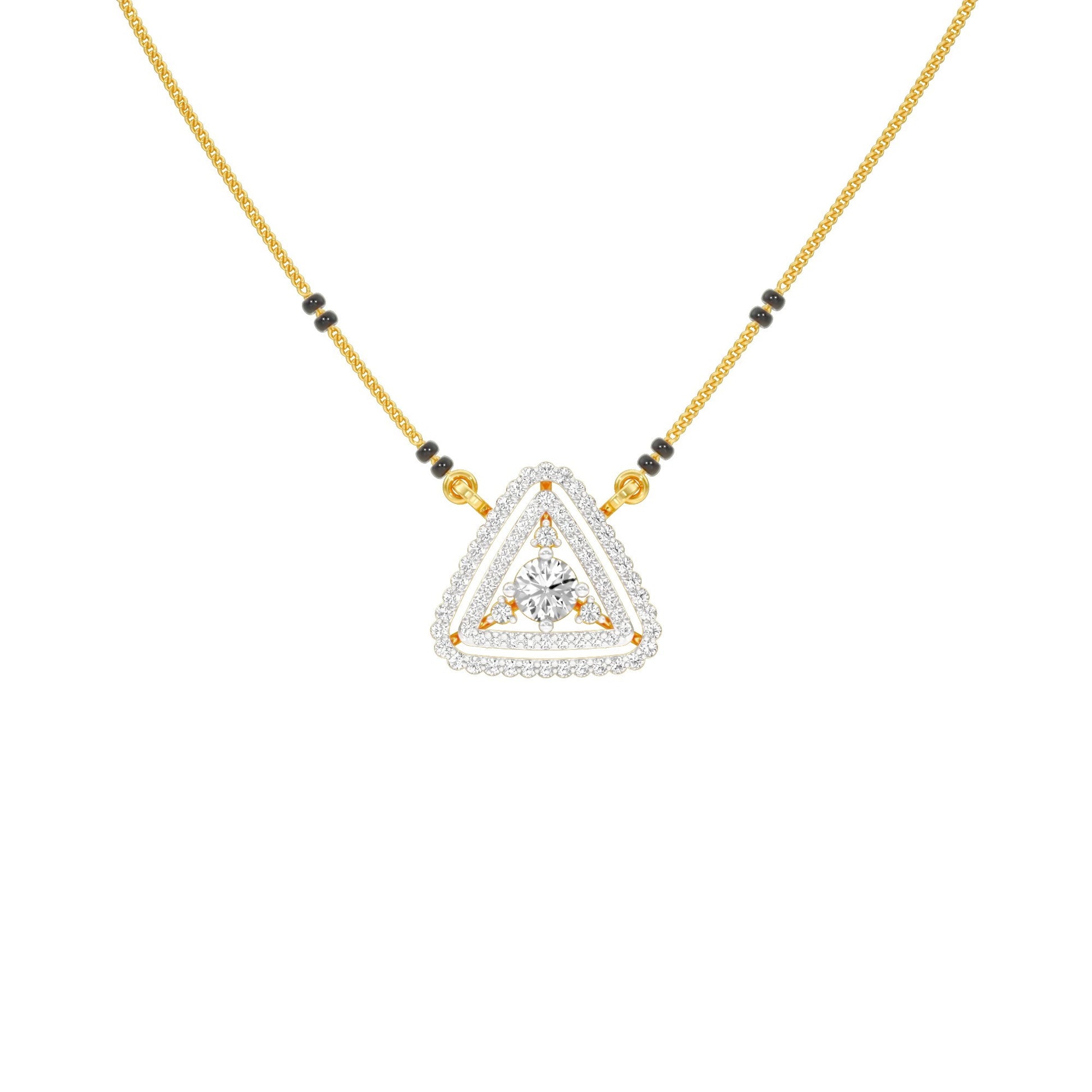 Eternal Bond Diamond Mangalsutra 18 KT / Yellow Gold