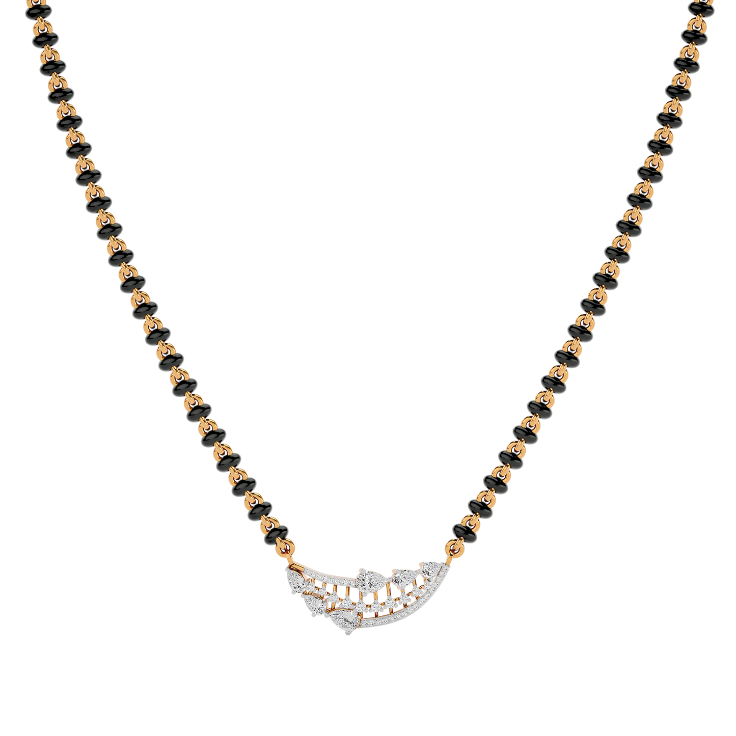 Royal Blossom Diamond Mangalsutra