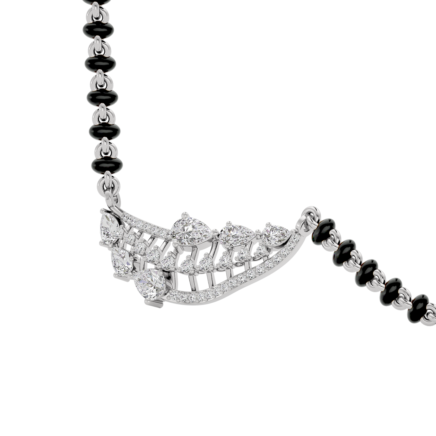 Royal Blossom Diamond Mangalsutra