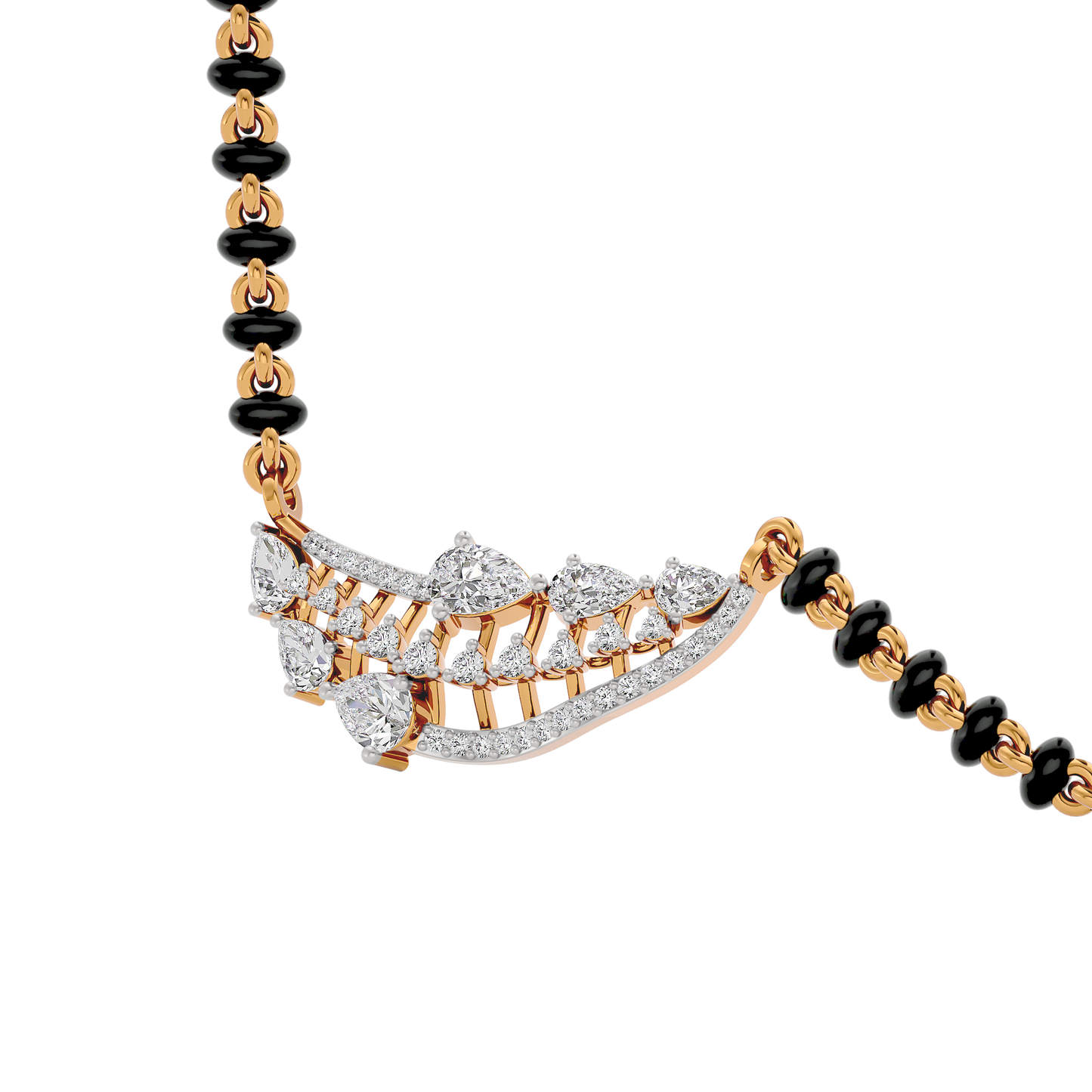 Royal Blossom Diamond Mangalsutra