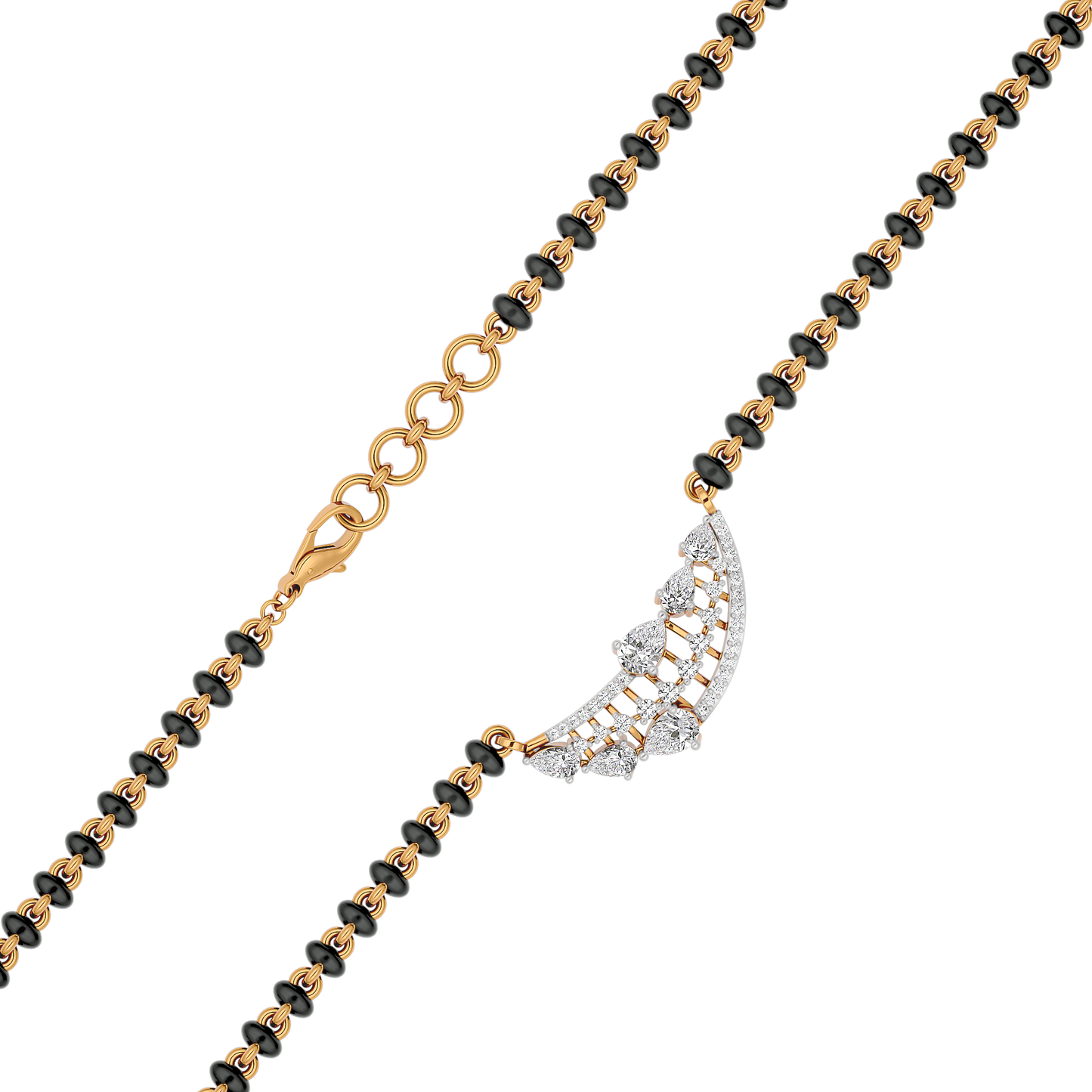 Royal Blossom Diamond Mangalsutra