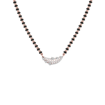 Royal Blossom Diamond Mangalsutra 18 KT / Rose Gold