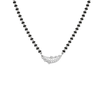 Royal Blossom Diamond Mangalsutra 18 KT / White Gold