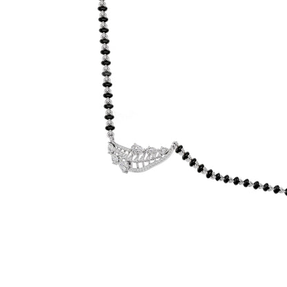 Royal Blossom Diamond Mangalsutra 18 KT / White Gold
