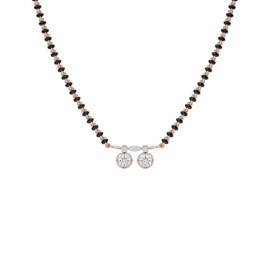 Celestial Grace Diamond Mangalsutra 18 KT / Rose Gold