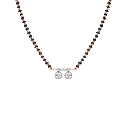 Celestial Grace Diamond Mangalsutra 18 KT / Rose Gold
