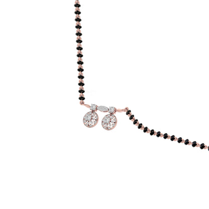 Celestial Grace Diamond Mangalsutra 18 KT / Rose Gold