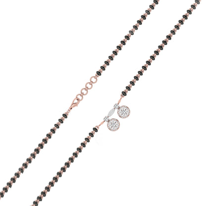 Celestial Grace Diamond Mangalsutra 18 KT / Rose Gold