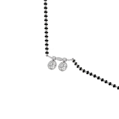 Celestial Grace Diamond Mangalsutra 18 KT / White Gold
