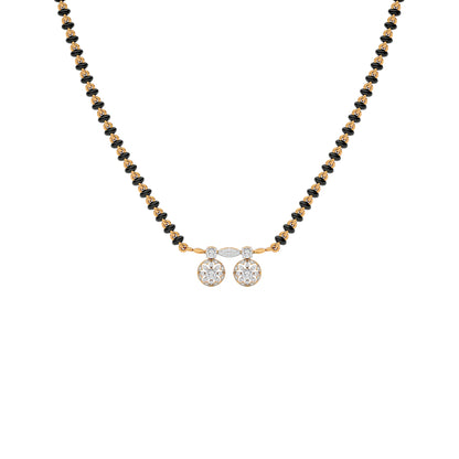 Celestial Grace Diamond Mangalsutra 18 KT / Yellow Gold