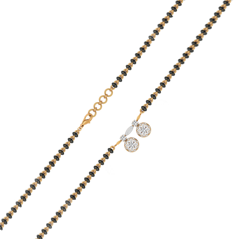 Celestial Grace Diamond Mangalsutra 18 KT / Yellow Gold
