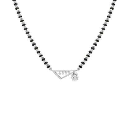 Regal Radiance Diamond Mangalsutra 18 KT / White Gold