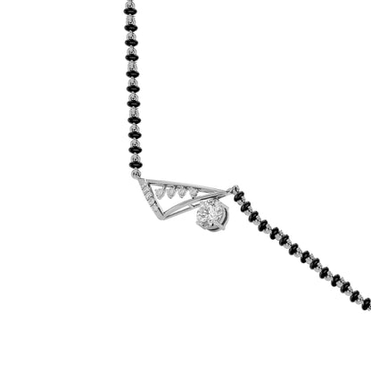 Regal Radiance Diamond Mangalsutra 18 KT / White Gold