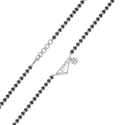 Regal Radiance Diamond Mangalsutra 18 KT / White Gold