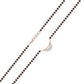 Sapphire Whisper Diamond Mangalsutra 18 KT / Rose Gold