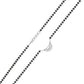 Sapphire Whisper Diamond Mangalsutra 18 KT / White Gold