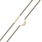 Sapphire Whisper Diamond Mangalsutra 18 KT / Yellow Gold
