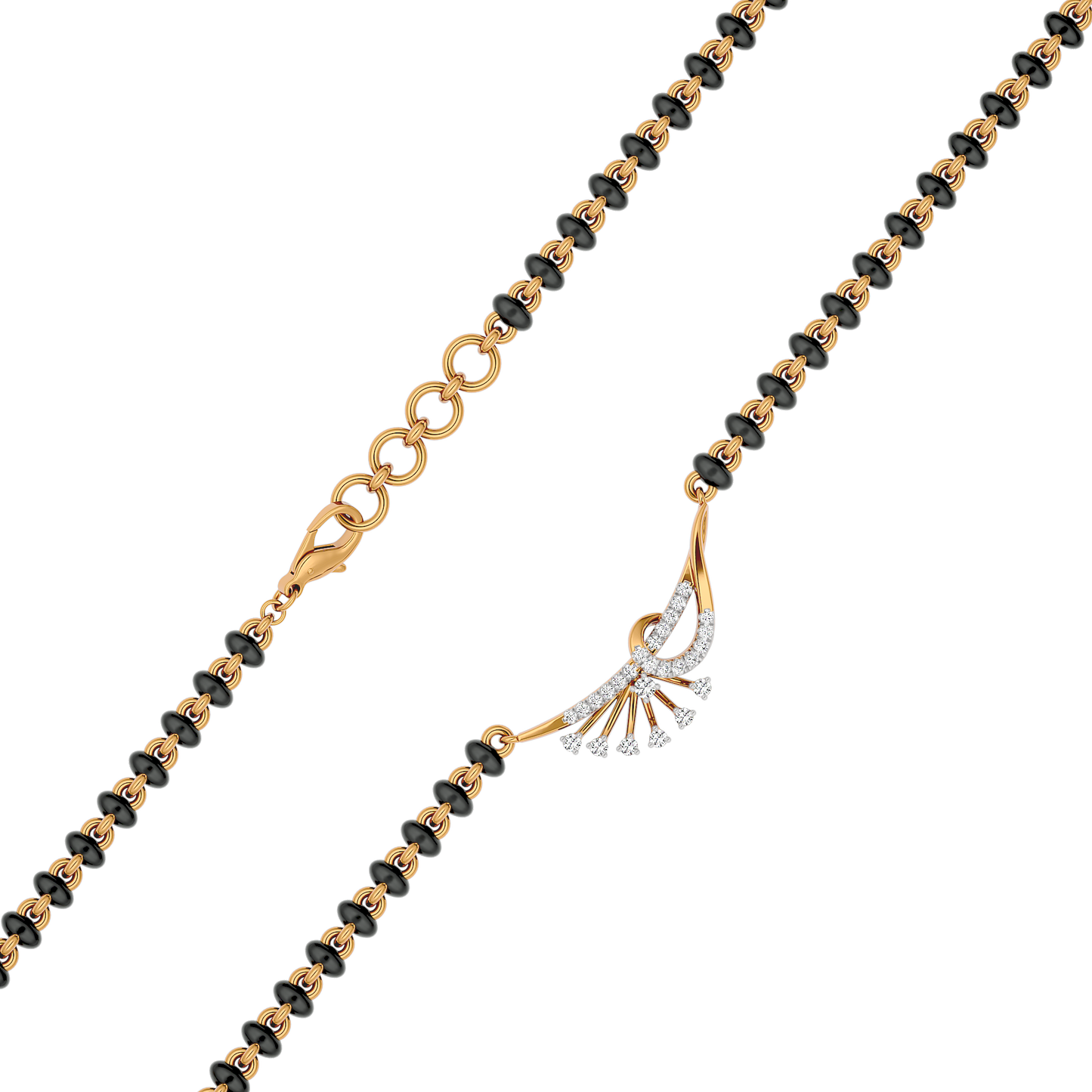 Opal Essence Diamond Mangalsutra