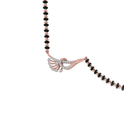 Opal Essence Diamond Mangalsutra 18 KT / Rose Gold