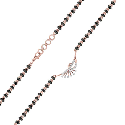 Opal Essence Diamond Mangalsutra 18 KT / Rose Gold