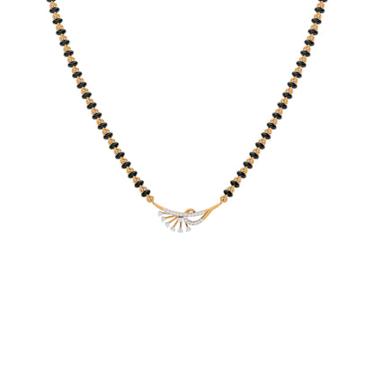 Opal Essence Diamond Mangalsutra 18 KT / Yellow Gold