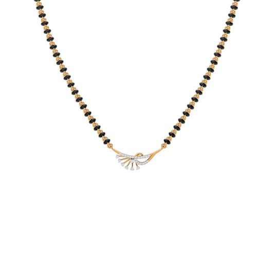 Opal Essence Diamond Mangalsutra 18 KT / Yellow Gold