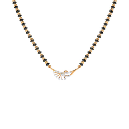 Opal Essence Diamond Mangalsutra 18 KT / Yellow Gold