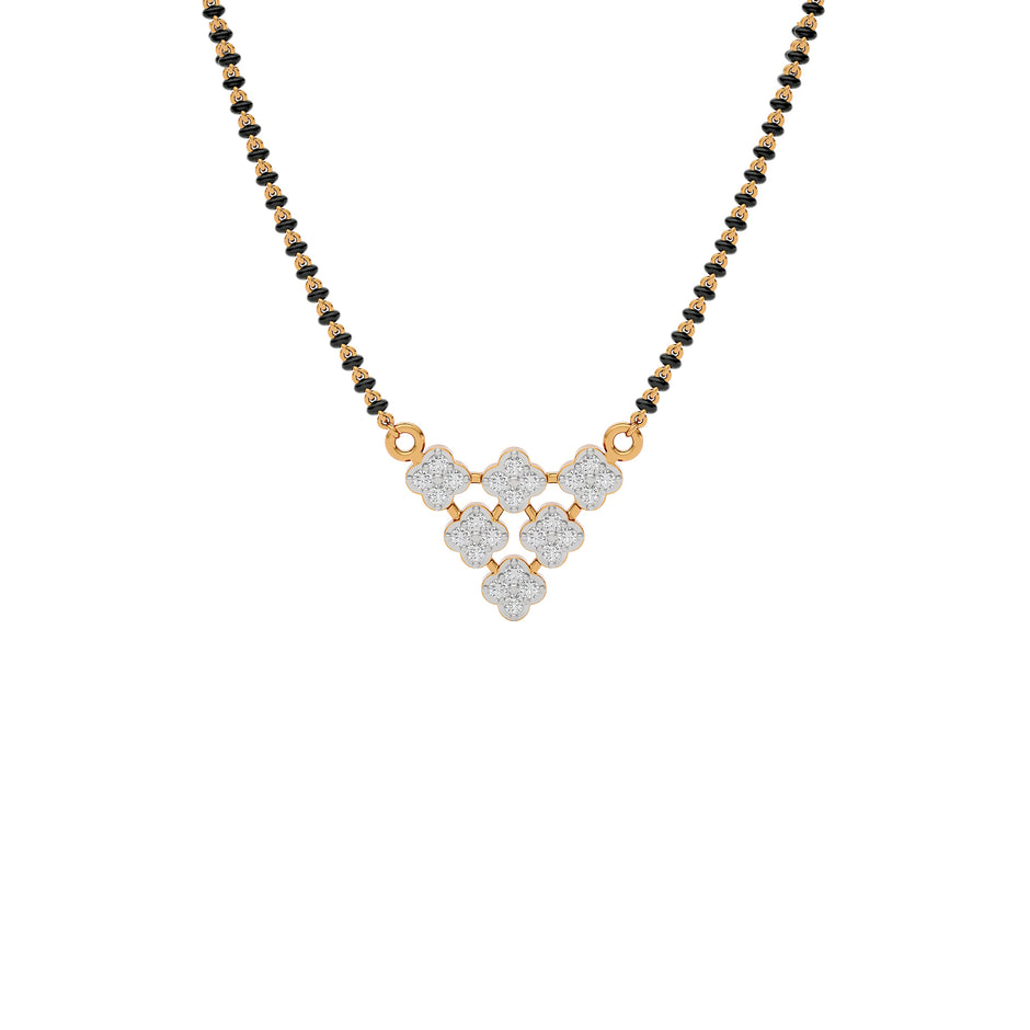 Mystic Love Diamond Mangalsutra 18 KT / Yellow Gold