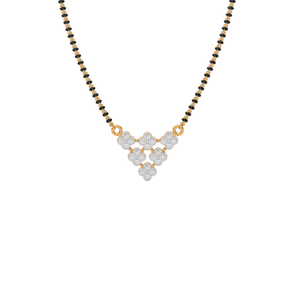 Mystic Love Diamond Mangalsutra 18 KT / Yellow Gold