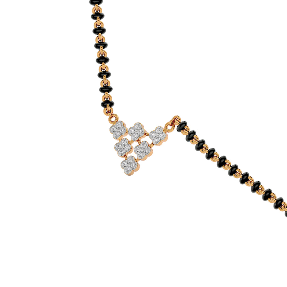 Mystic Love Diamond Mangalsutra 18 KT / Yellow Gold
