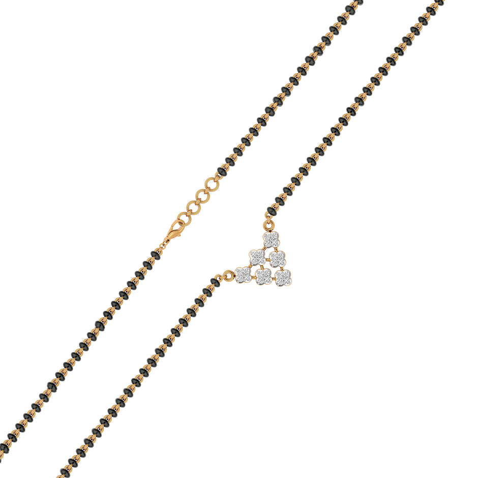 Mystic Love Diamond Mangalsutra 18 KT / Yellow Gold