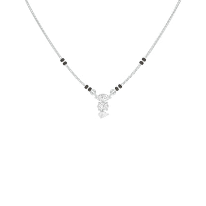The Trio Diamond Mangalsutra 9 KT / White Gold