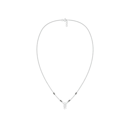 The Trio Diamond Mangalsutra 9 KT / White Gold