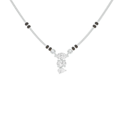 The Trio Diamond Mangalsutra 9 KT / White Gold