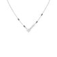 One Sided Sparkle Diamond Mangalsutra 9 KT / White Gold