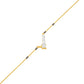 One Sided Sparkle Diamond Mangalsutra 9 KT / Yellow Gold