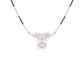Modern Floral Diamond Mangalsutra 9 KT / Rose Gold